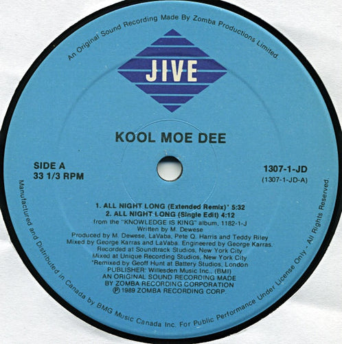 Kool Moe Dee-All Night Long 12