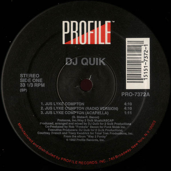 DJ Quik-Jus Lyke Compton 12