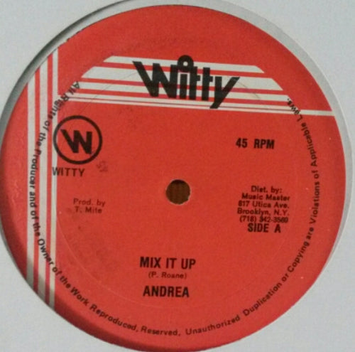 Andrea Comrie-Mix It Up / Gigolo 12