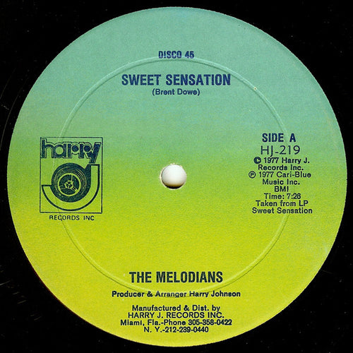 The Melodians-Sweet Sensation / Caught Me Baby 12