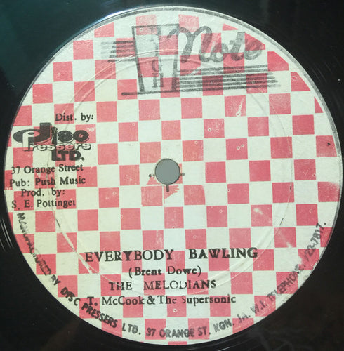 The Melodians-Everybody Bawling / Girl I've Got A Date 12