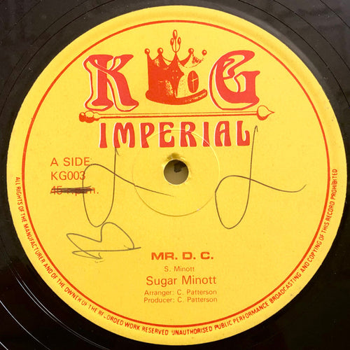 Sugar Minott-Mr. D. C. 12