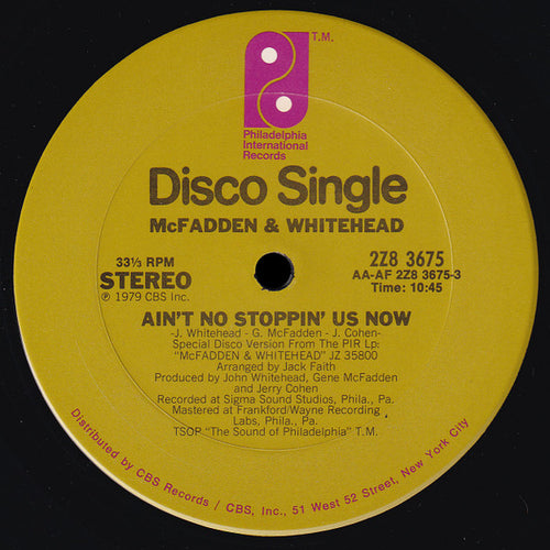 McFadden & Whitehead-Ain't No Stoppin' Us Now 12