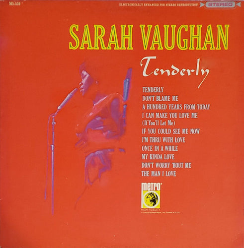 Sarah Vaughan-Tenderly LP Final Sale