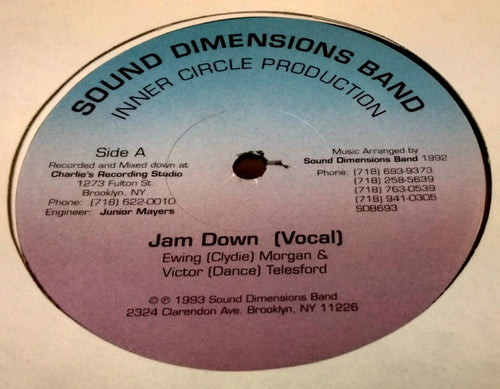 Sound Dimensions Band-Jam Down 12