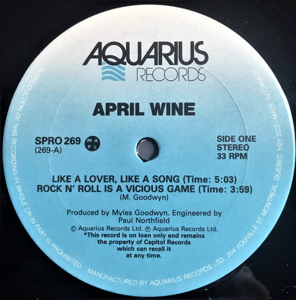 April Wine-Like A Lover Like A Song 12