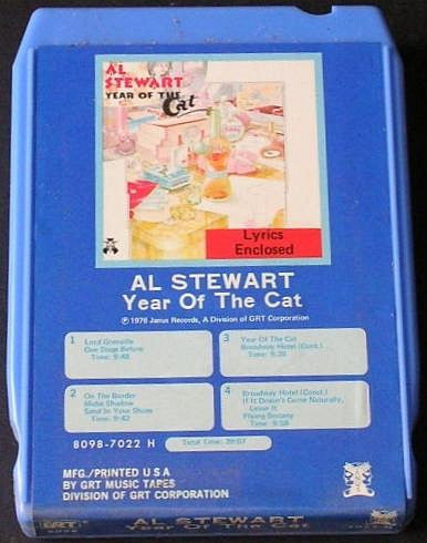 Al Stewart-Year Of The Cat 8 Track