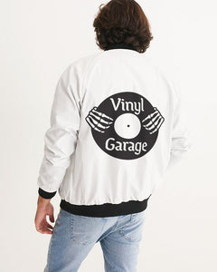 Vinyl Garage Men's Classic Bomber Jacket - White