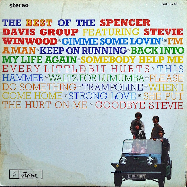 The Spencer Davis Group-The Best Of The Spencer Davis Group Featuring Stevie Winwood LP Final Sale