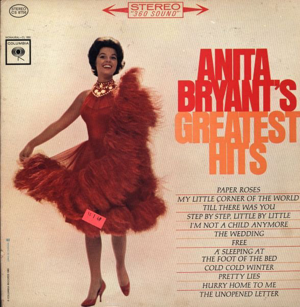 Anita Bryant-Greatest Hits LP (Factory Sealed)