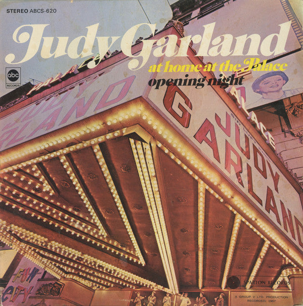 Judy Garland-At Home At The Palace LP