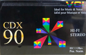 VCI CDX 90 Blank Cassette