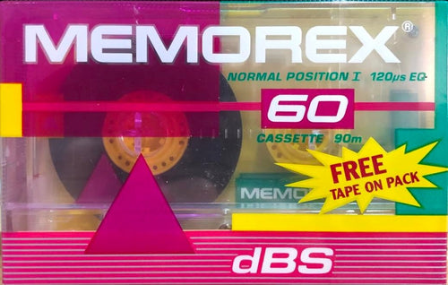 Memorex dBS 60 Blank Cassette 7-Pack