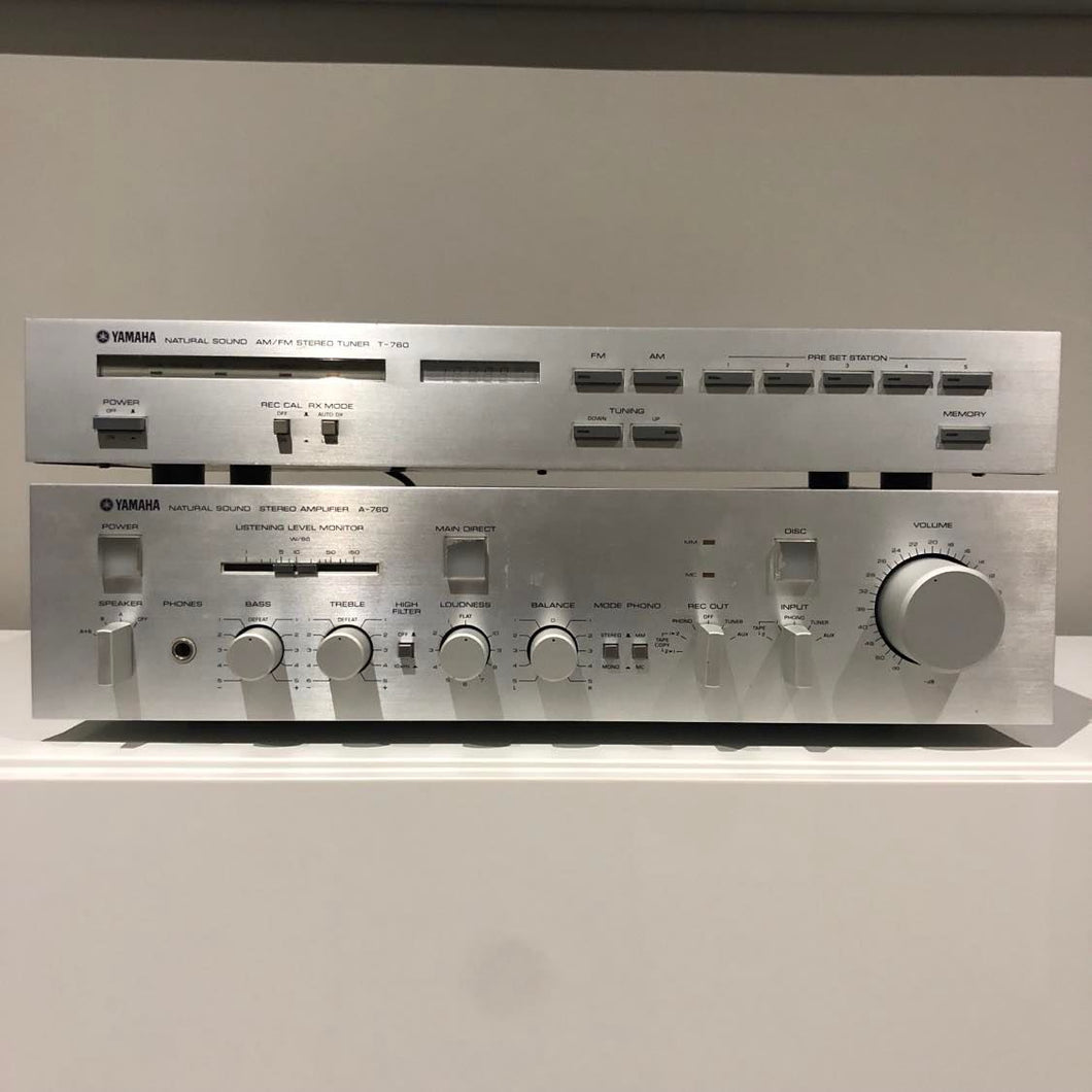 Yamaha A-760 / T-760 Stereo Integrated Amplifier & Tuner