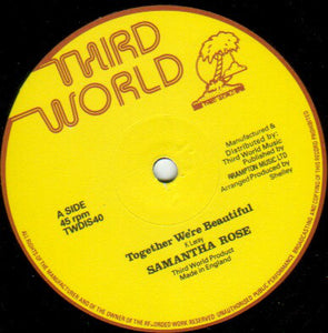 Samantha Rose-Together We're Beautiful / Never You 12" Single