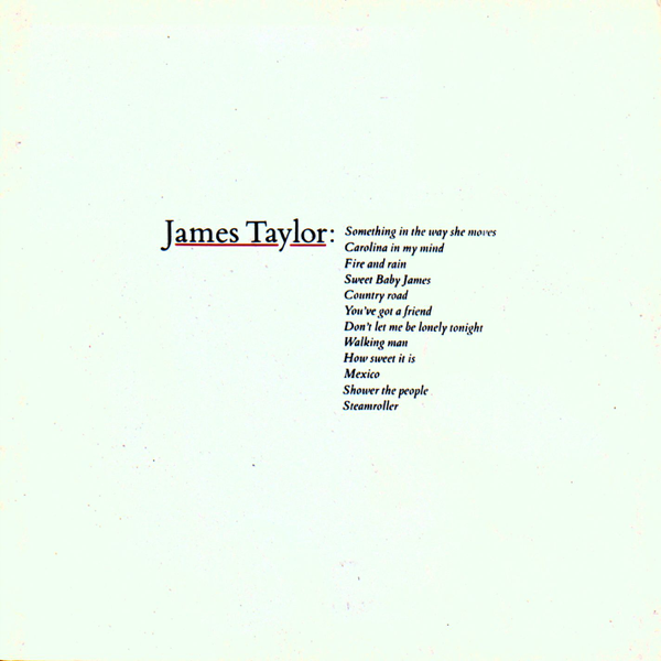 James Taylor-Greatest Hits