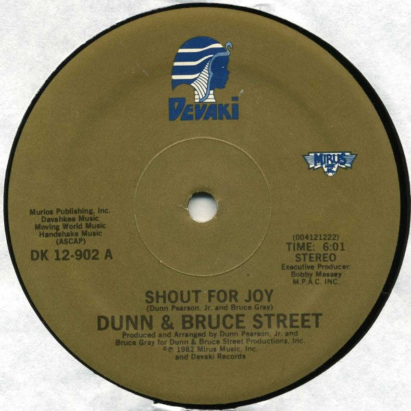 Dunn & Bruce Street-Shout For Joy 12
