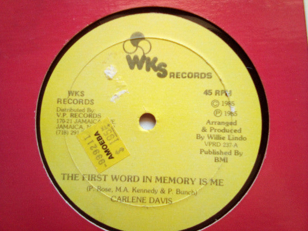Carlene Davis-The First Word In Memory Is Me 12