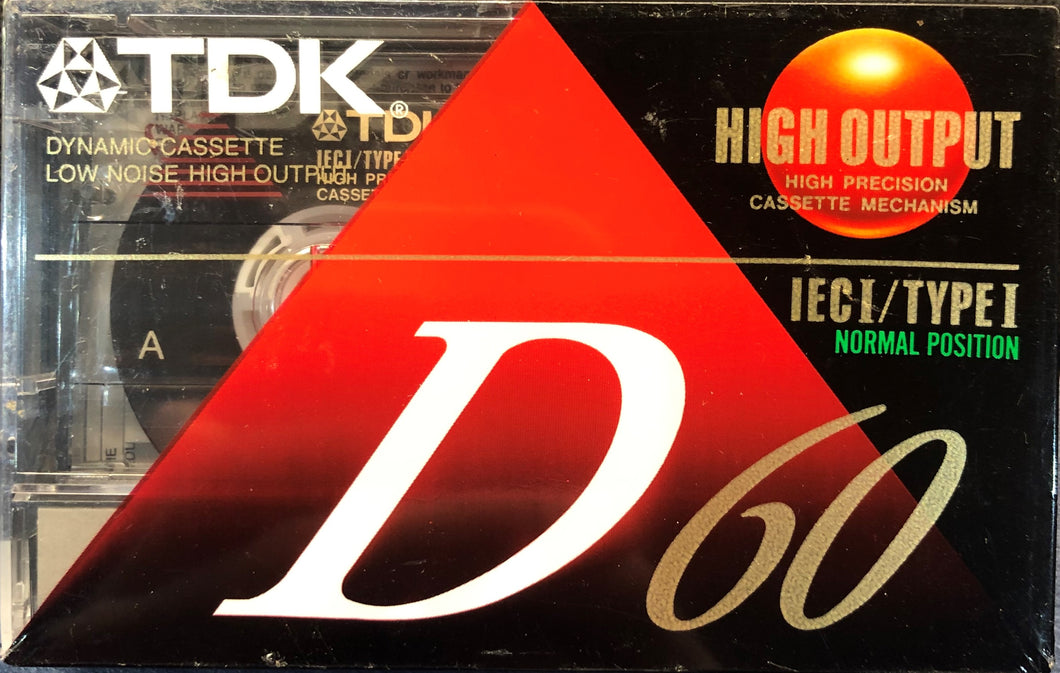 TDK D60 Blank Cassette