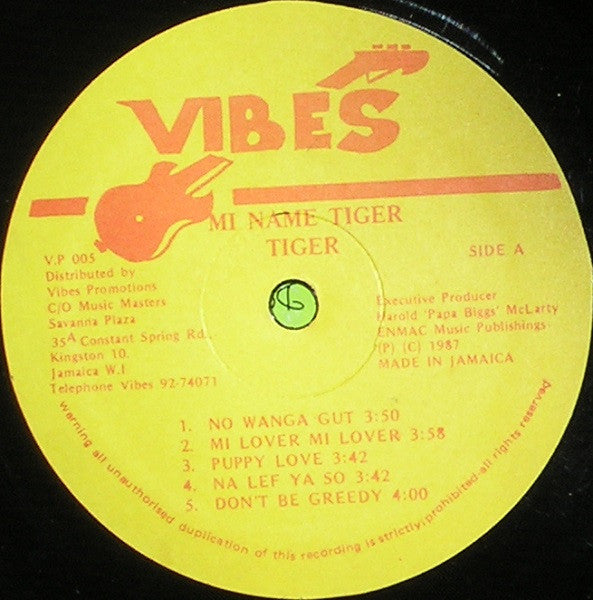 Tiger-Me Name Tiger LP