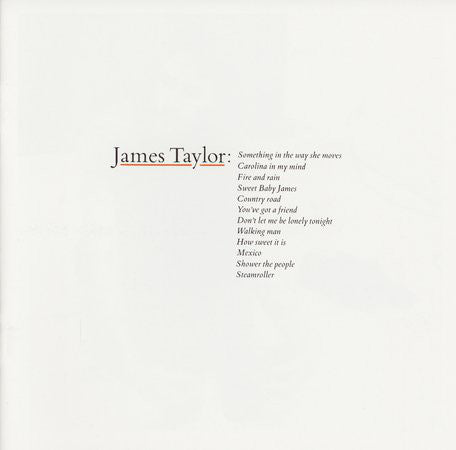 James Taylor-James Taylor's Greatest Hits LP Final Sale