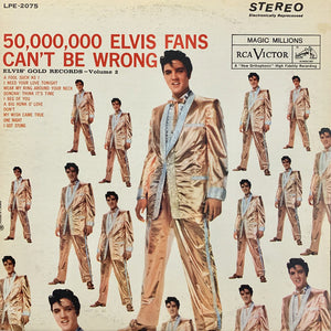 Elvis Presley-50,000,000 Elvis Fans Can't Be Wrong (Elvis' Gold Records, Vol. 2) LP