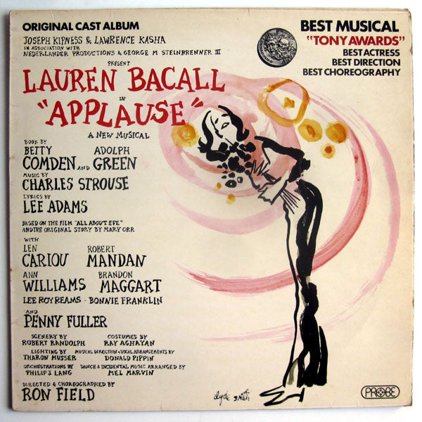 Lauren Bacall-Applause (Original Broadway Cast Album) LP