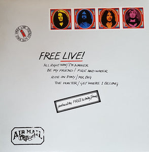 Free-Free Live! LP (Modern Pressing)