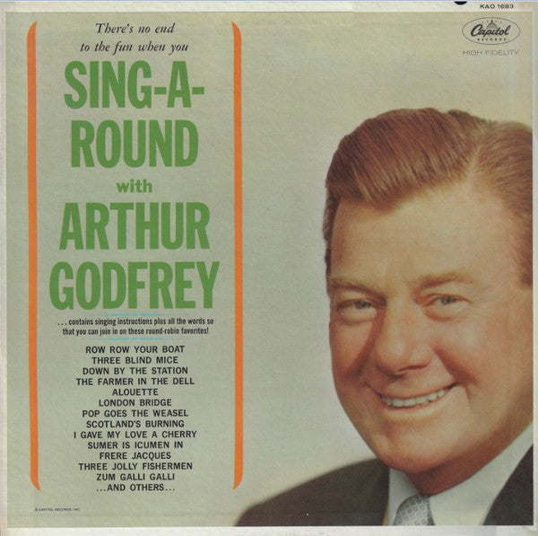 Arthur Godfrey-Sing-A-Round With Arthur Godfrey LP (Factory Sealed)